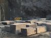 Black galaxy granite rough blocks