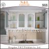 Modern High Gloss PVC Wooden Kitchen Cabinet with Island