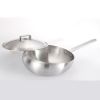 Stainless Steel Cooking Wok Asterclass Premium Cookware Non Stick Kitchenware 