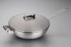 304 Stainless Steel Wok Pot Pan Palm Restaurant Cookware Kitchenware 