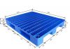 Three Runners Recycled HDPE Plastic Pallet