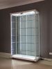 tempered glass display showcase, glass display cabinet