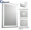 GLLAVORI  LED  bathroom mirror SGCC, CE, ANSI certification of LED mirror make up mirror