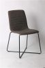 China manufacture cross legs fabric low back dining chair EGC-2007