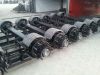 14t germany type axle for semi trailer