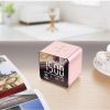 Alarm Clock Bluetooth Speaker Wireless Portable Bedside Speaker 3W Drivers Support TF Card FM Radio and Microphone