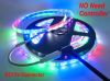 Colors Jump Changing 3528 LED Strip, Duilt-in Controller and DC12V Connector, IP65 Waterproof, 5 Colors:White+Pink+Red+Blue+Green