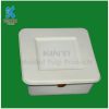 Biodegradable bagasse pulp molded packaging boxes