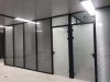 Popular Interior Aluminum Frame Double Glass Office Partition with Blind 