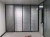 Popular Interior Aluminum Frame Double Glass Office Partition with Blind 