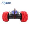 Flytec 015 RC Car 360 Degree Bouncing Rotation Devil Fish Crazy Gyro Truck Rock With Light RTR Red
