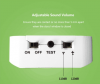 Augreener 3.6v lithum battery wireless door sensor alarm