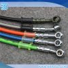 Teflon inner core 304 color stainless steel braided ptfe tube braided brake hose