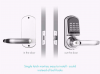 Smartphone Bluetooth Door Lock with Combination Satin Chrome Bluetooth-enabled APP, Code Smart Entry Keyless Lock handle door locks