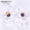 TZXG0087 Gravity fashion Dubai Unique Elegant Blue Stone 18K Gold Body Jewelry Set Factory Direct Price For Ladies Jewelry set