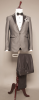 Newest design high quality best price Grey colour men suits fashion