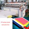 1200-2200mm PP corrugated hollow sheet extrusion machine