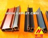 Extrusion Aluminum profiles wood color