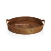 Rattan tray , food tra...