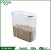 Cheap wholesale grains beans cereals clear container box airtight