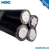 Nigeria Standard 0.6/1kV AAC Aluminum Conductor PVC Insulation ABC Cable 4X30mm2