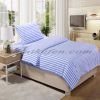 Wholesale 100% Cotton Stripe Hospital Bed Sheets Duvet Covers Bedding Sets