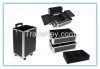 JH519 4 in 1 Portable Cosmetics  Hairdressing Makeup Trolley Carry box