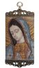 Catholic Icon pendant embroidery