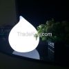 Big Peach Shape LED Cordless Table Lamp With USB Port