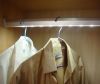 Hanger rod LED light with double PIR sensor for hotel