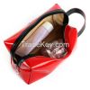 Wholesale mouth printed PU cosmetic makeup custom cosmetic bag
