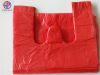 Plastic T-shirt bags with colorful