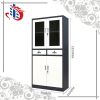 glass door steel cabinet filing cupboard office furniture filing cabinet from LUOYANG FENGLONG