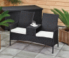 WICKER LOVE SEAT 3- FU...