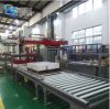 Fully Automatic small single column palletizer and carton packer for bottles cartons packs bags