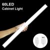 24 40 60 LED Closet Light USB Rechargeable Under Cabinet Lightening Stick-on Motion Sensor Wardrobe Bar with Magnetic Strip