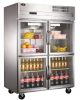 commercial glass door refrigerator beverage cooler