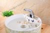 bathroom fauce brass basin hot and cold sensor tap, brass sensor wash basin mixer basin faucet
