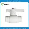 PPR butterfly control ball valve with brass ball