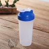 600ml plastic protein shaker bottle with metal ball
