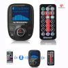 Bluetooth 3.0 Carkit LD002 MP3 player Car Charger with FM transmitter support micro SD card and USB disk Bluetooth Handsfree carkit