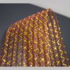 Gold metal thread contrast polyester horsehair braid crinoline