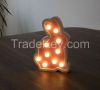 Customized battery rabbit lamp kids baby light holiday decorative gift
