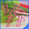 pink flamingo paper clips, gift paper clips, min bookmarks, office school paper fastners