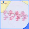 pink flamingo paper clips, gift paper clips, min bookmarks, office school paper fastners