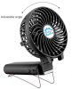 Plastic Material and handheld Installation mini battery operated fan For Kids