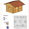 RUSSIAN DRY TIMBER GARDEN CABINS (PRE-FABRICATED SETS OF TIMBER BUILDING UNITS) from RUSSIA (export)