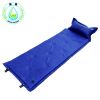 Outdoor Camping Mat Inflatable Cushion Sleeping Bag Mat Fast Filling Air Moistureproof With Pillow mats