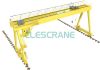 double girder gantry crane with heavy duty winch for construction