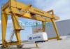 double girder gantry crane with heavy duty winch